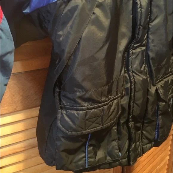 Reebok Black, Blue & Red 76ers Jacket